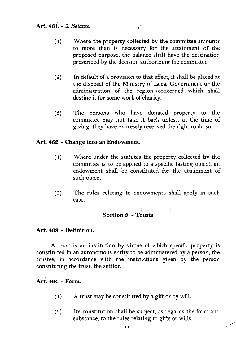 Scanned page 131 from Civil Code