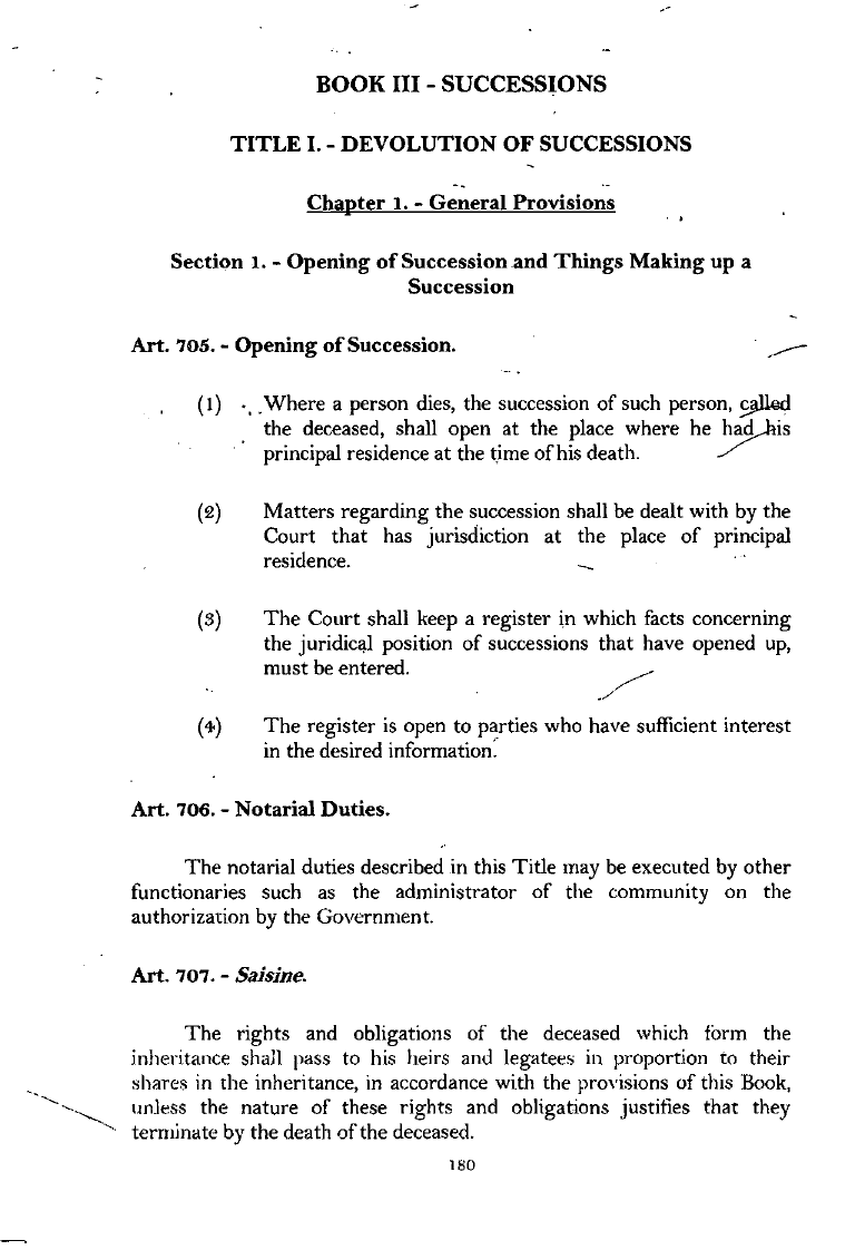 Scanned page 197 from Civil Code