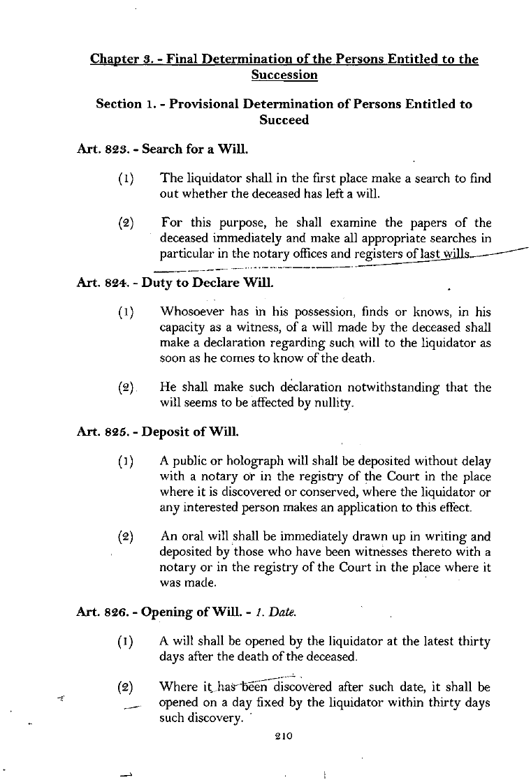 Scanned page 227 from Civil Code