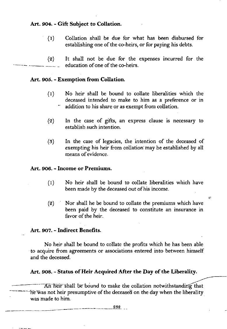 Scanned page 249 from Civil Code