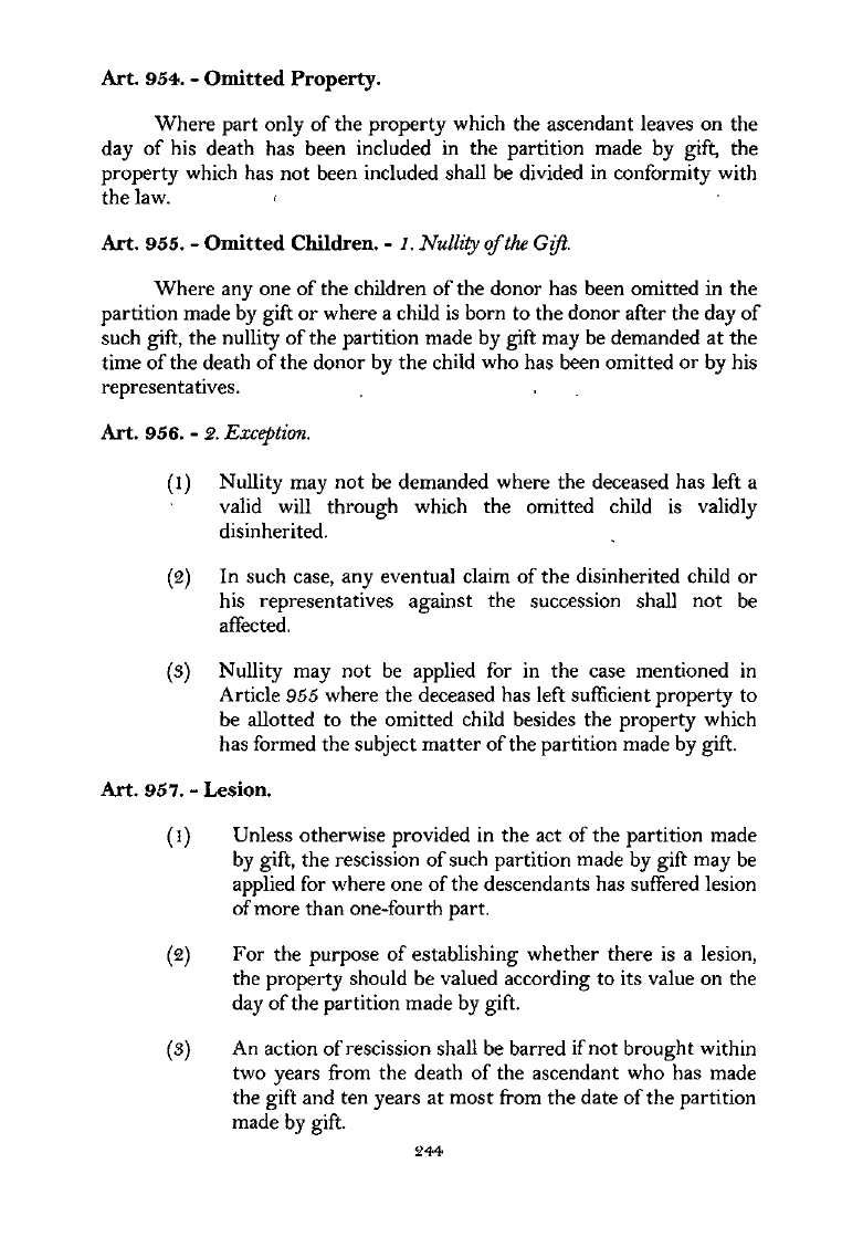 Scanned page 261 from Civil Code
