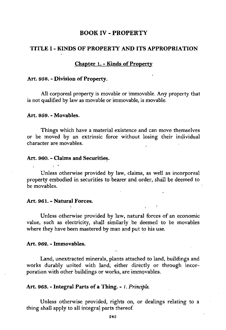 Scanned page 262 from Civil Code