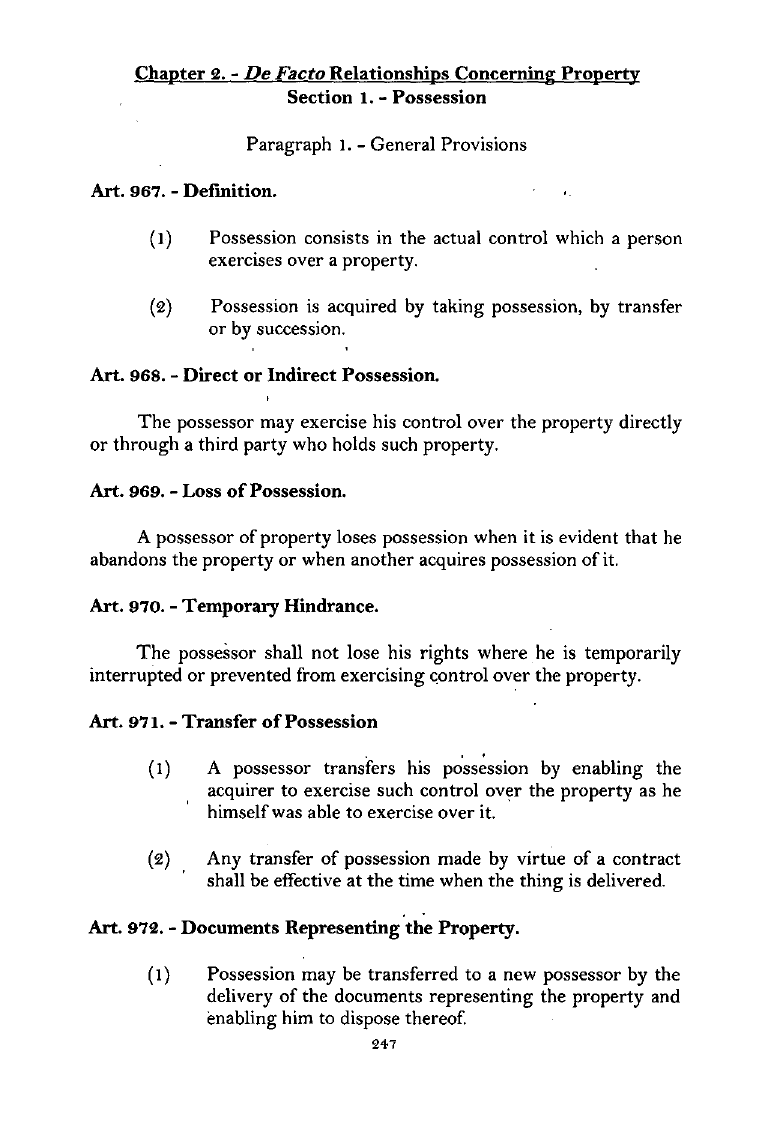 Scanned page 264 from Civil Code