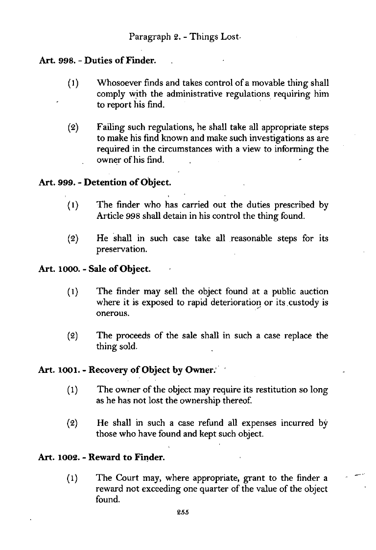Scanned page 272 from Civil Code