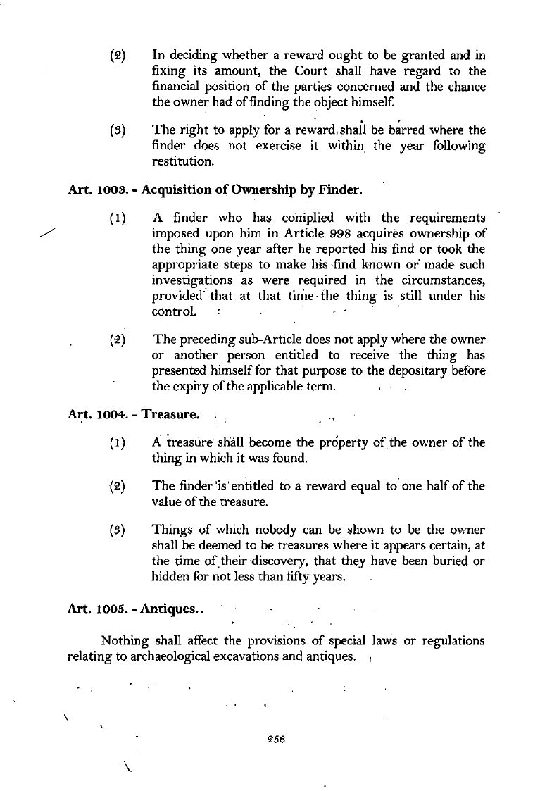 Scanned page 273 from Civil Code