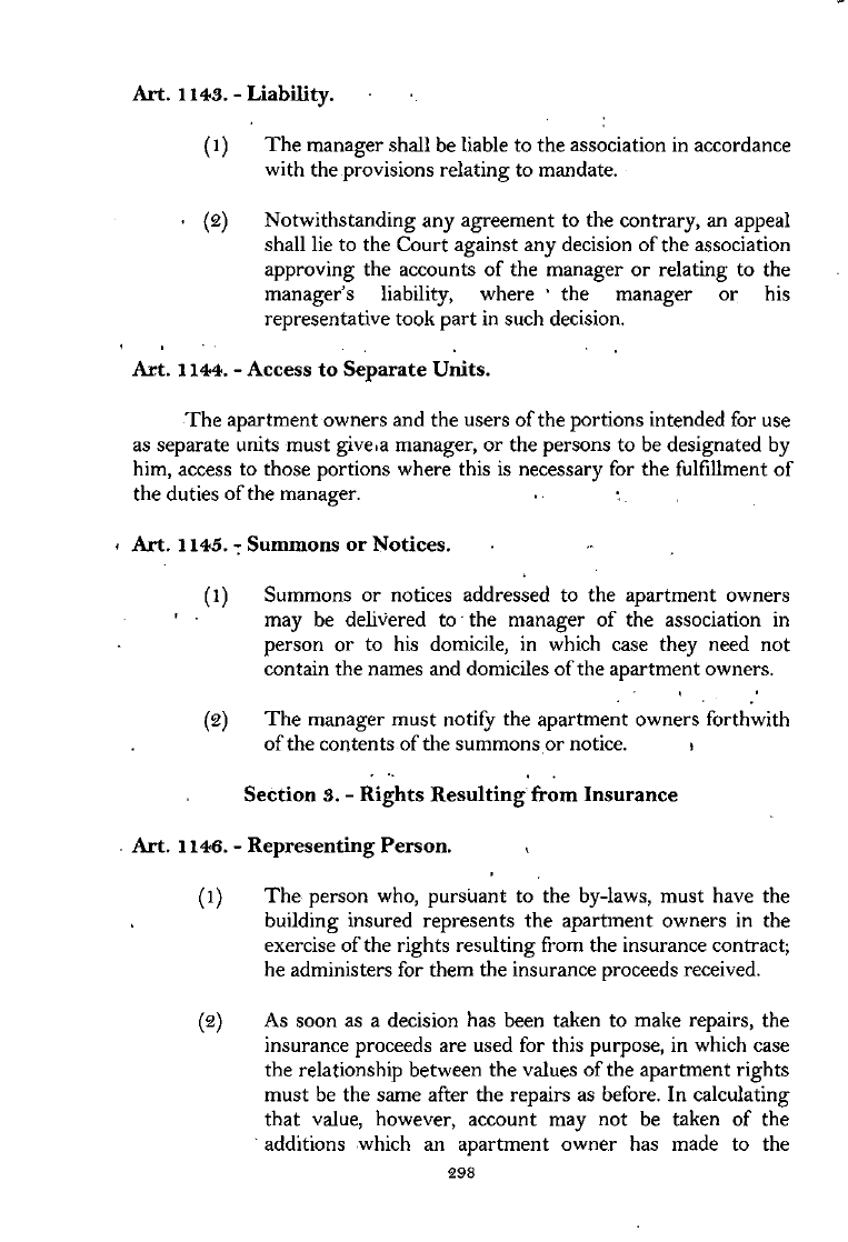 Scanned page 315 from Civil Code