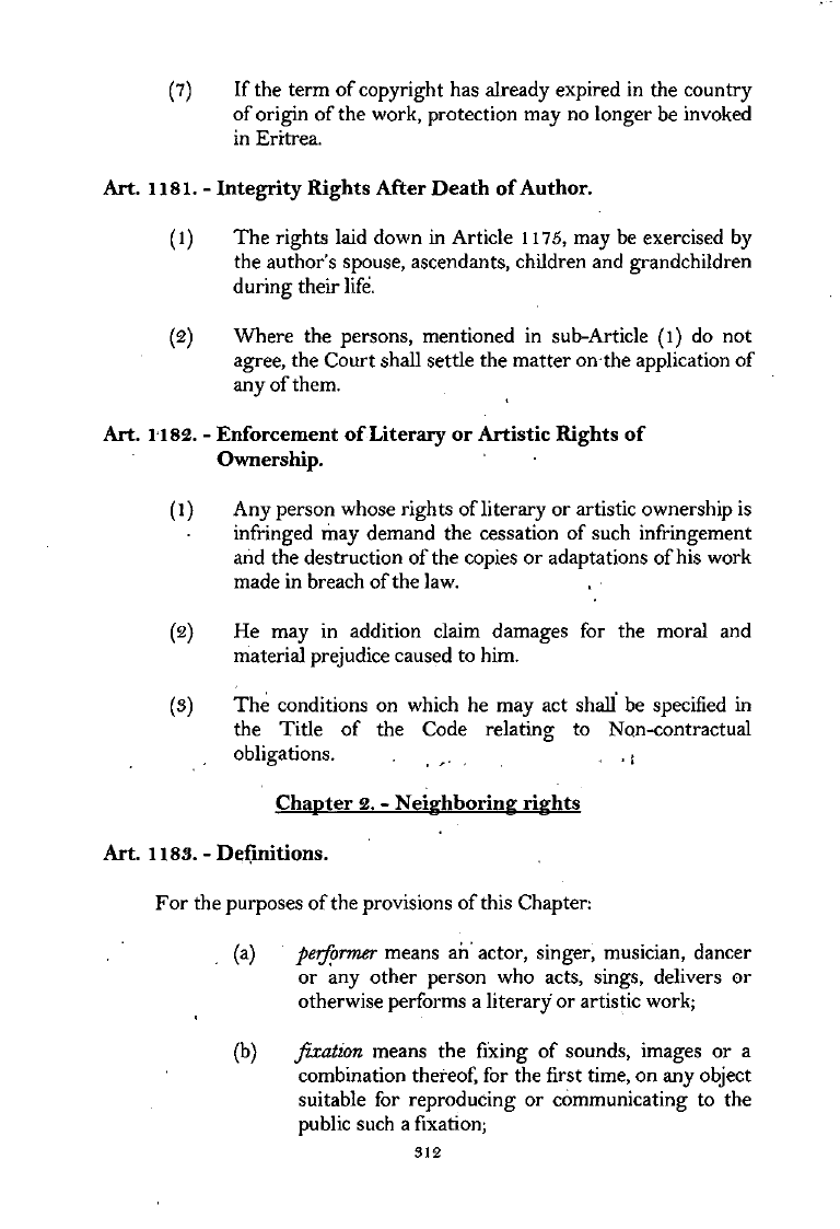 Scanned page 329 from Civil Code