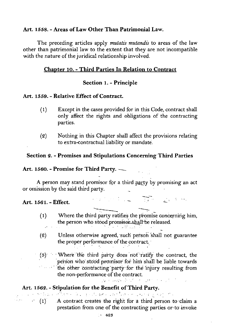 Scanned page 440 from Civil Code