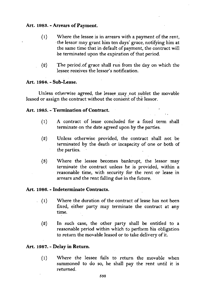 Scanned page 555 from Civil Code