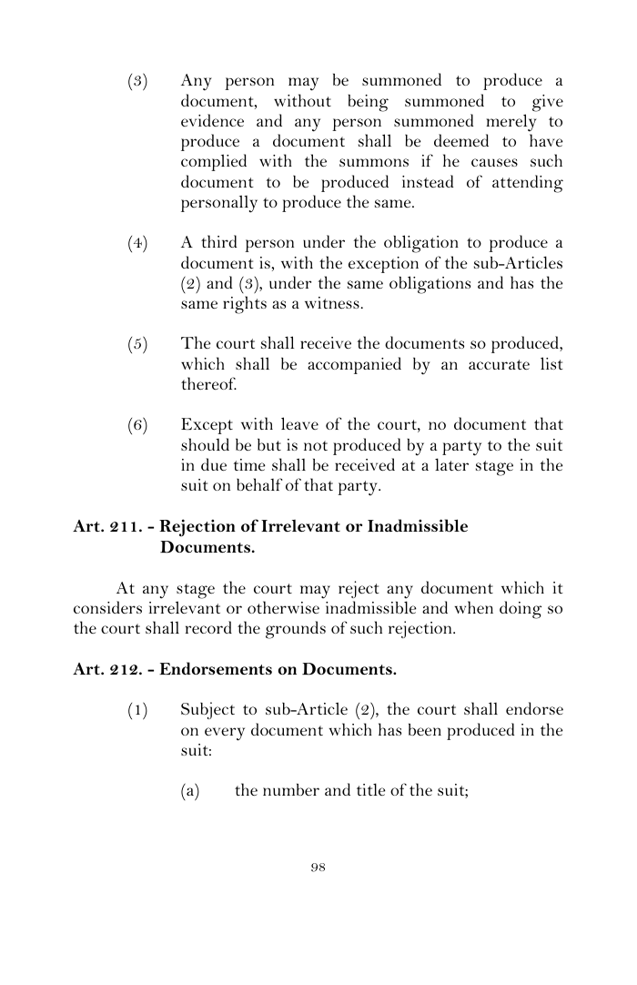 Scanned page 124 from Civil Procedure Code