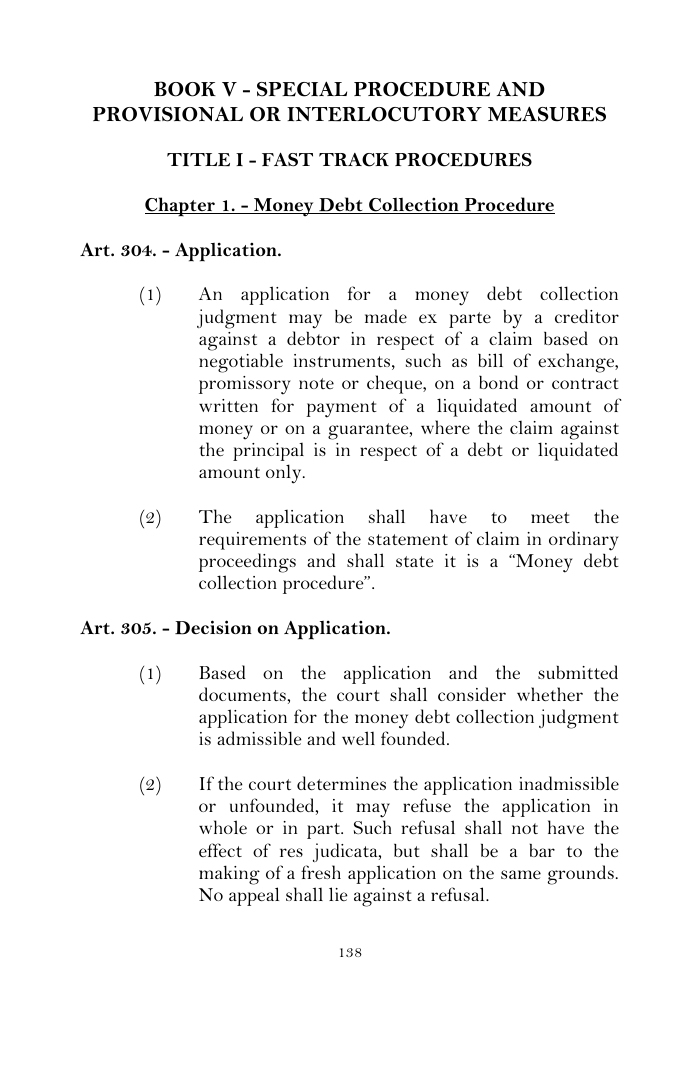 Scanned page 164 from Civil Procedure Code