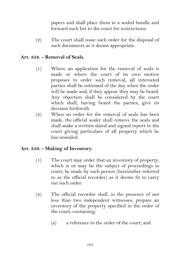 Scanned page 189 from Civil Procedure Code