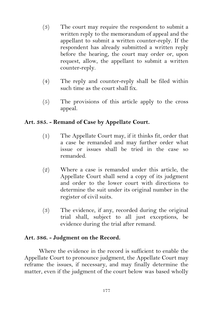 Scanned page 203 from Civil Procedure Code