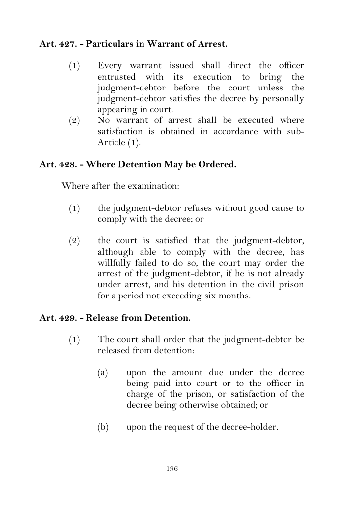 Scanned page 222 from Civil Procedure Code