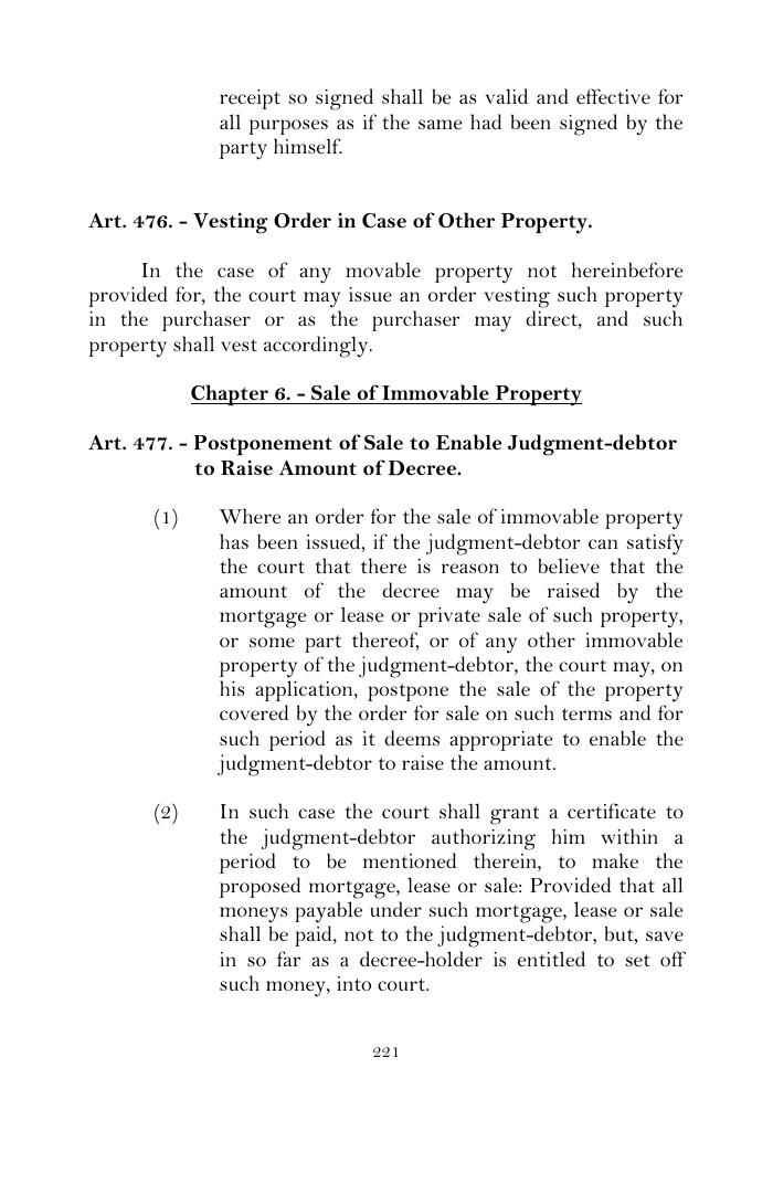 Scanned page 247 from Civil Procedure Code