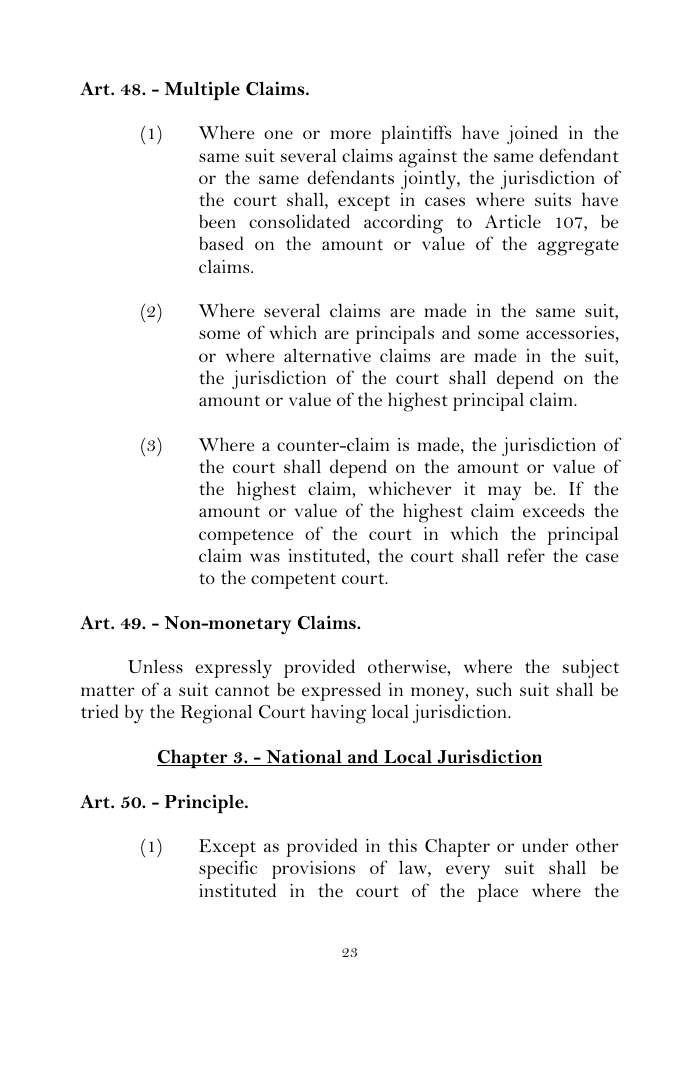 Scanned page 49 from Civil Procedure Code