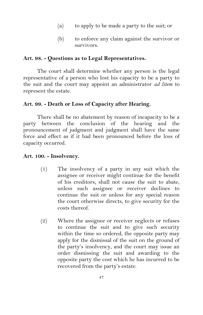 Scanned page 73 from Civil Procedure Code