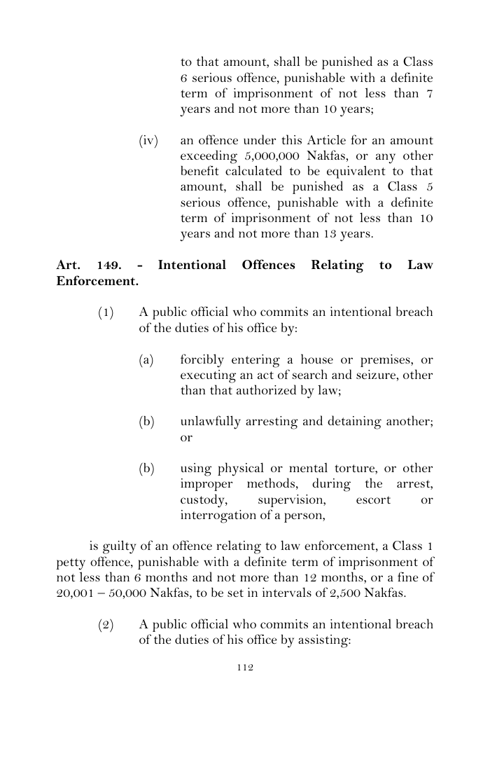Scanned page 136 from Penal Code