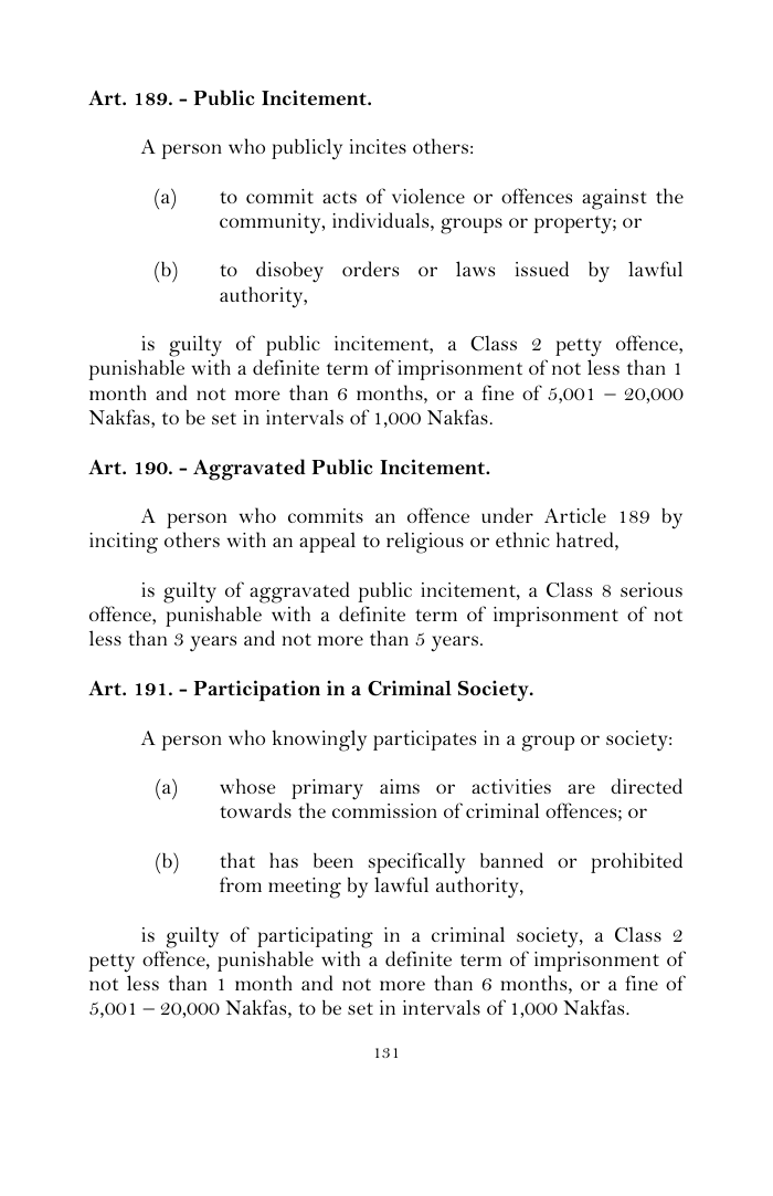 Scanned page 155 from Penal Code