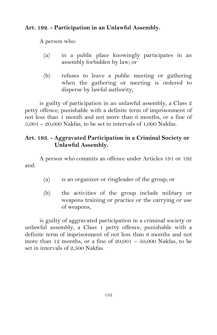 Scanned page 156 from Penal Code