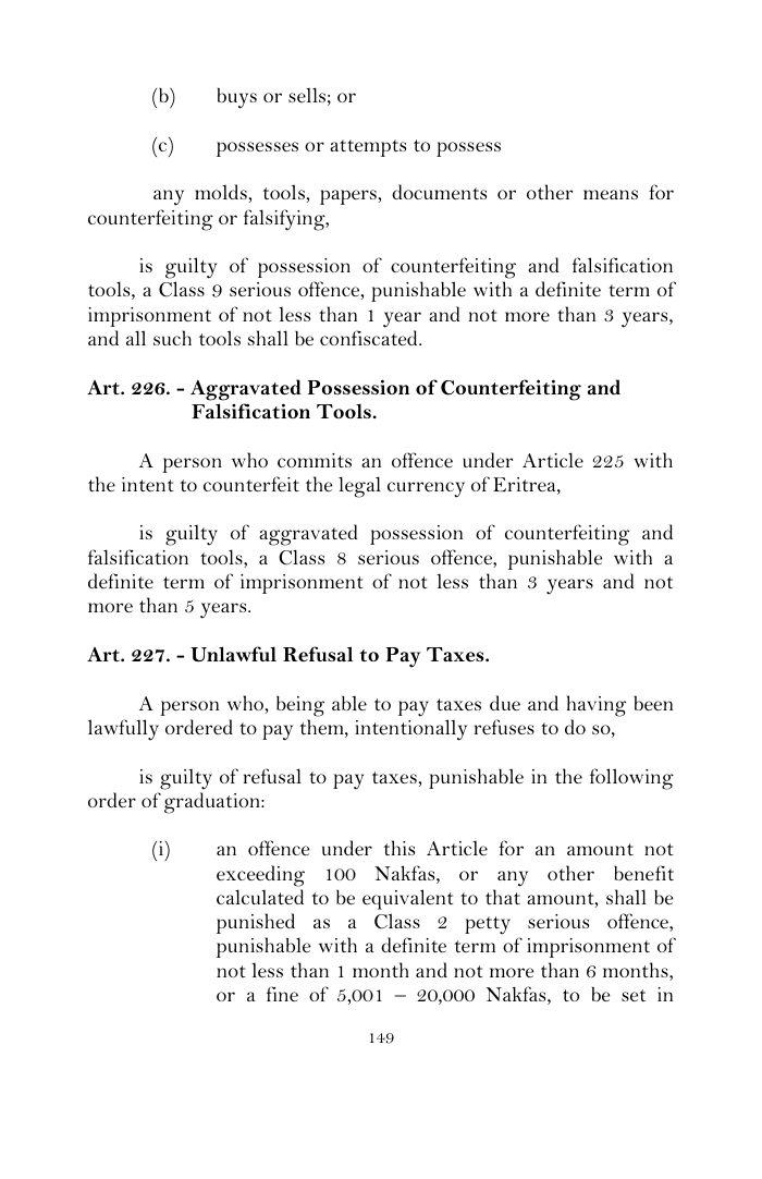 Scanned page 173 from Penal Code