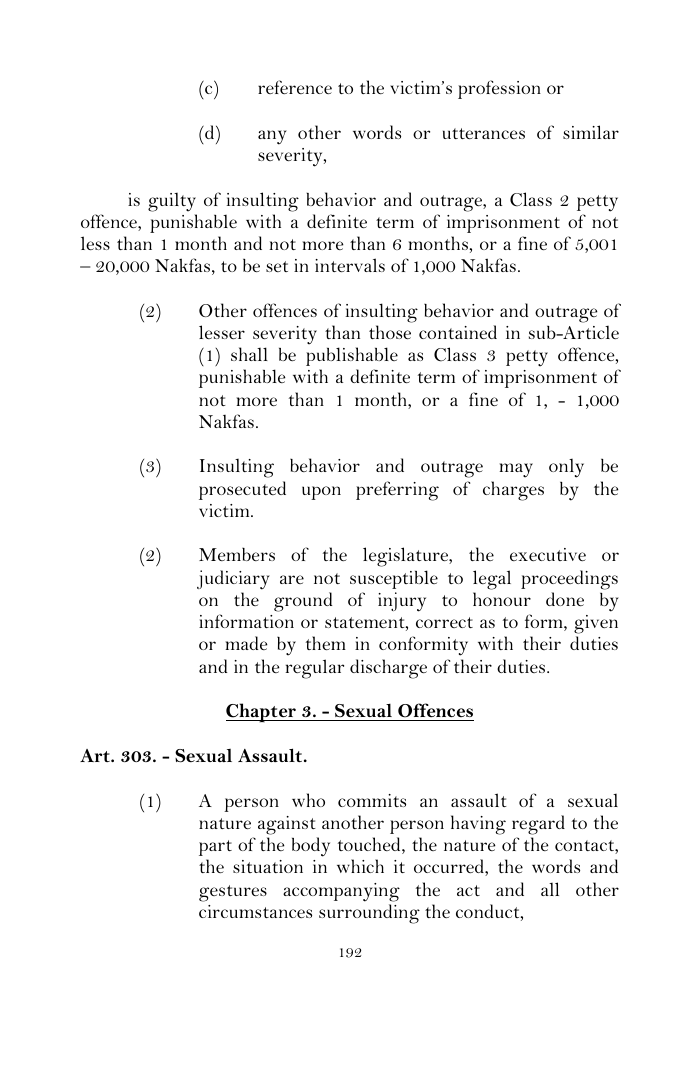 Scanned page 216 from Penal Code