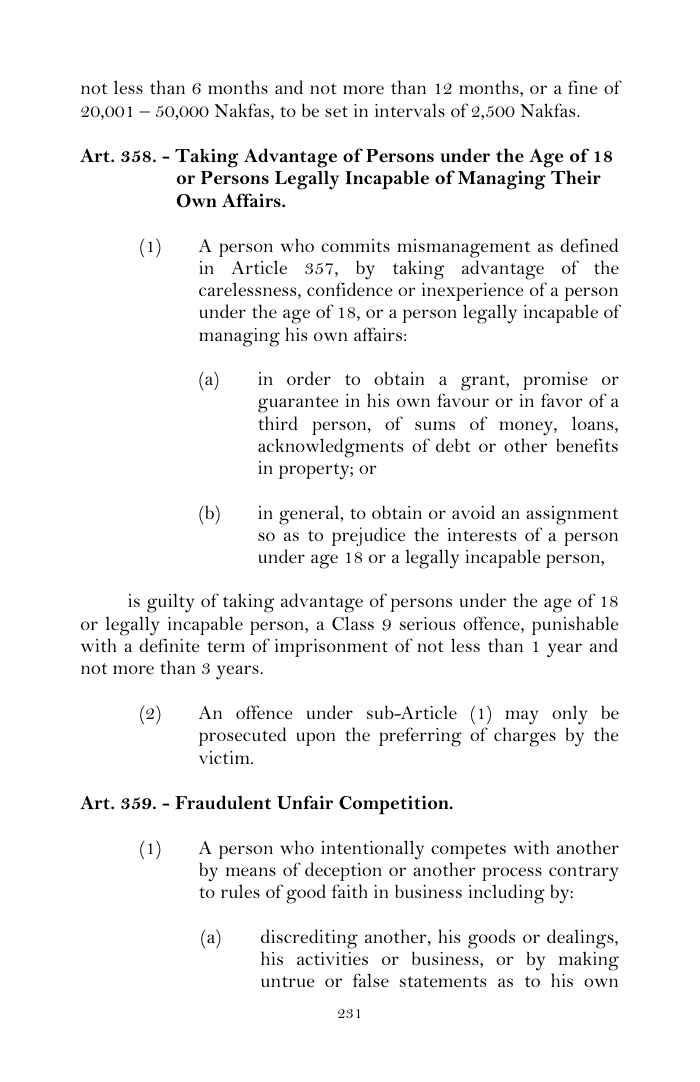 Scanned page 255 from Penal Code