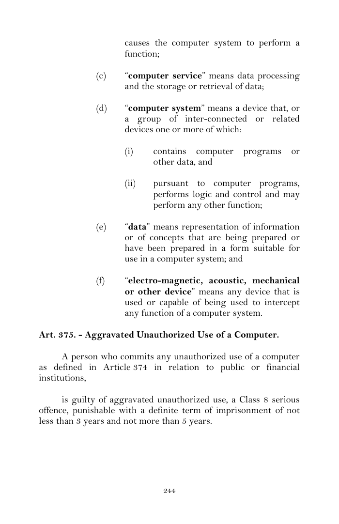 Scanned page 268 from Penal Code